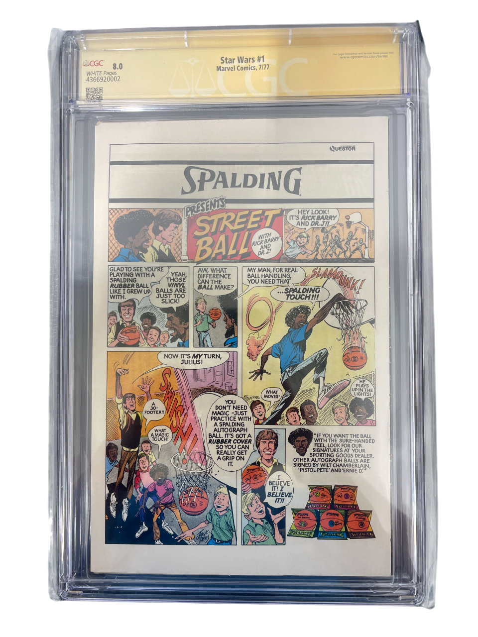 Mark Hamill Signed Autographed Marvel Star Wars #1 July 1977 Newsstand CGC 8.02