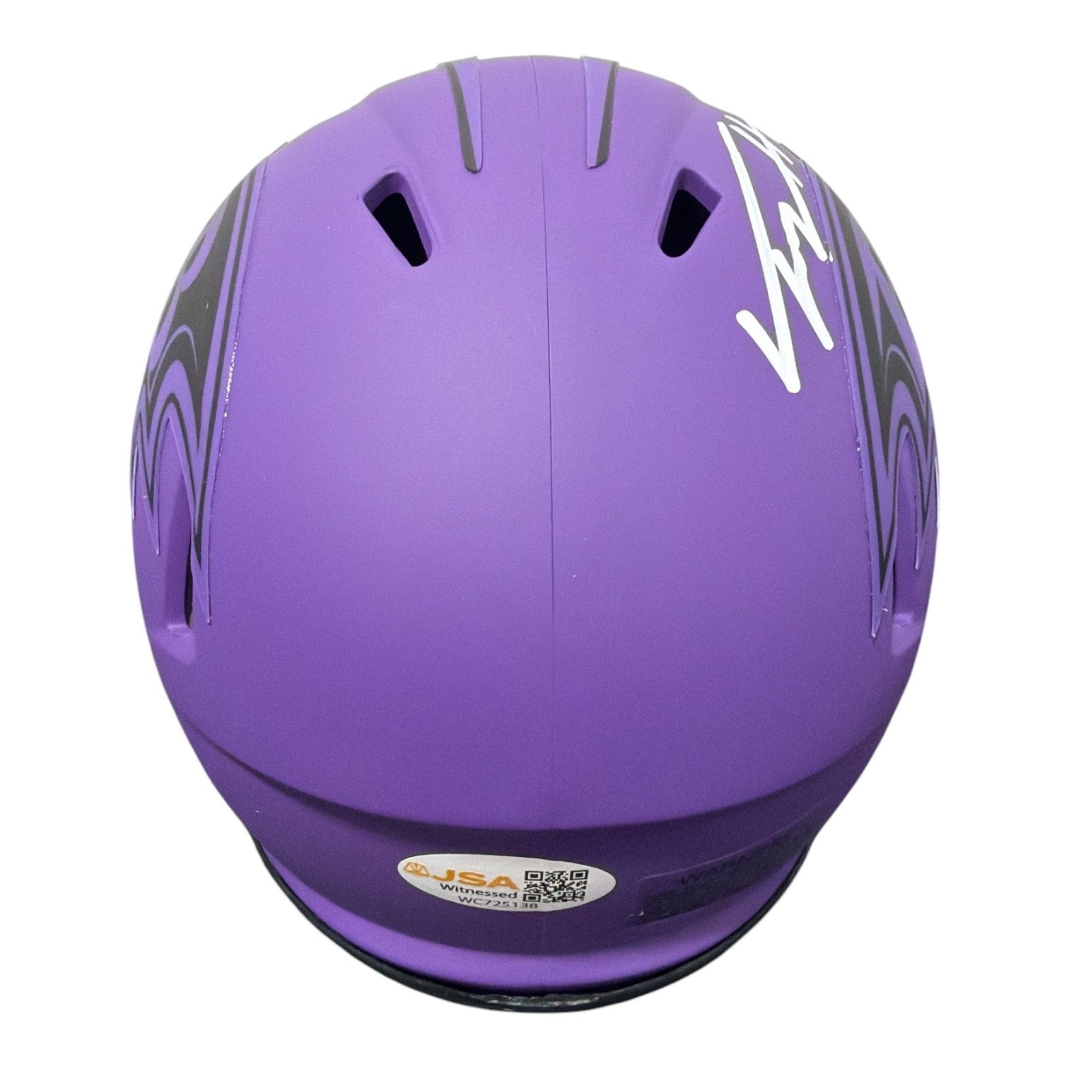 Trey Hendrickson Signed Baltimore Ravens Rave Mini Helmet JSA Witness COA2