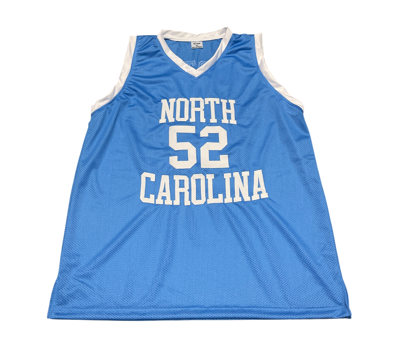 James Worthy Signed North Carolina Custom Jersey Beckett Witness BAS COA2