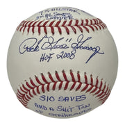 Rich "Goose" Gossage Signed ROMLB Baseball w/ 6x Stat Insc JSA COA Yankees HOF0