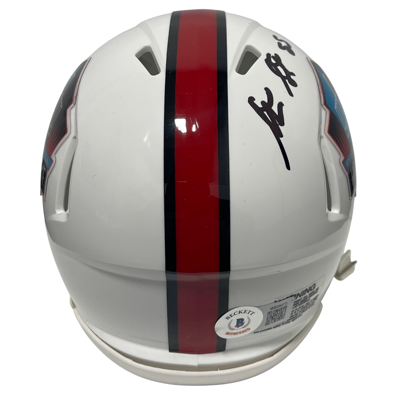 Antonio Gates Signed HOF Logo Mini Helmet Beckett Witness BAS COA Chargers2