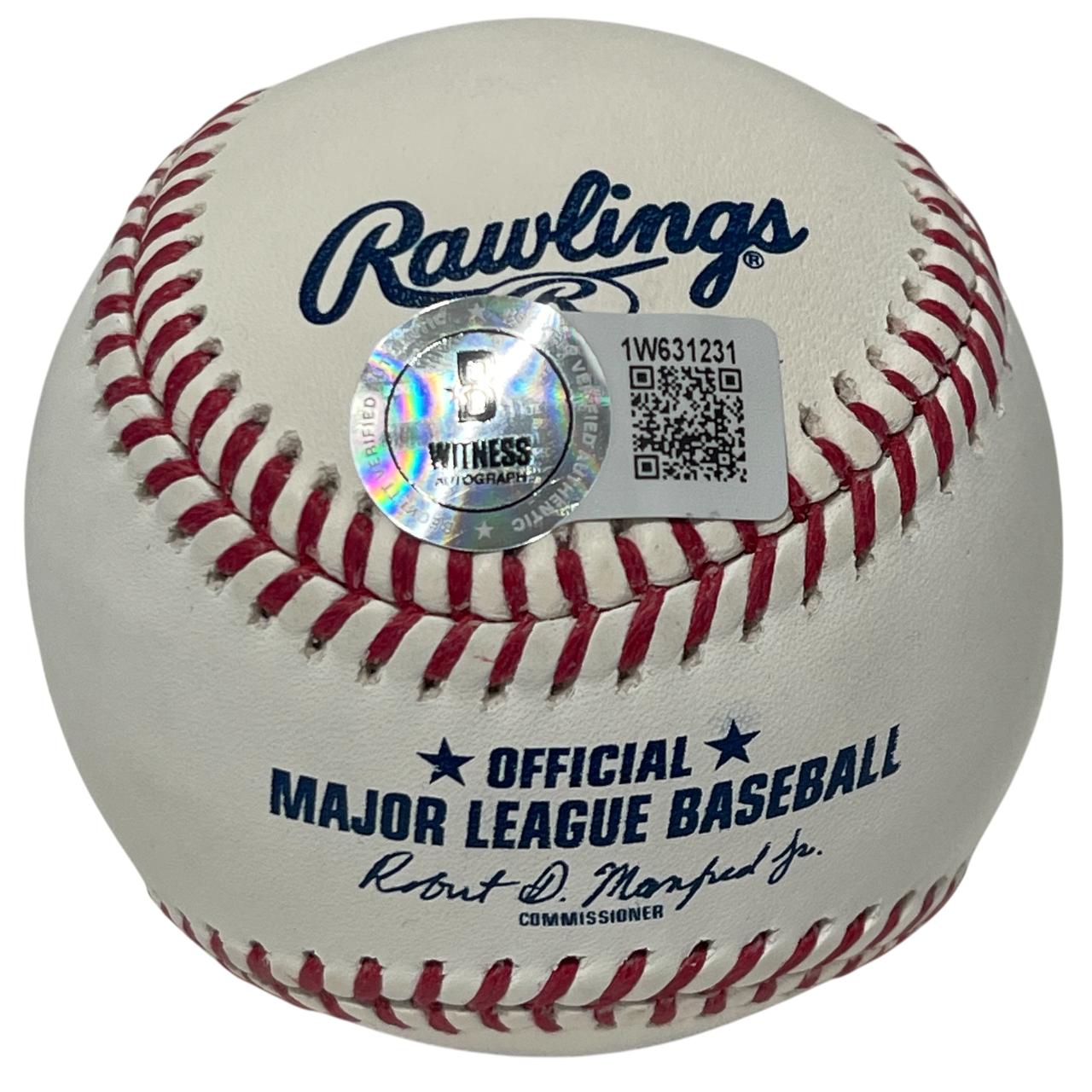 Thomas Ian Nicholas Signed ROMLB Baseball w/ 2 Ins Beckett Witness BAS COA3