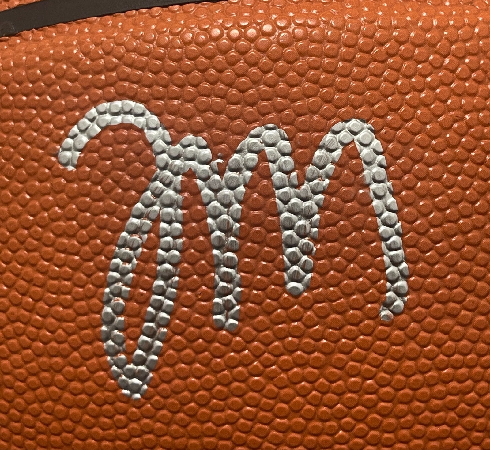 Tyrese Maxey Signed Spalding NBA Basketball Upper Deck UDA COA Philadelphia 76er1