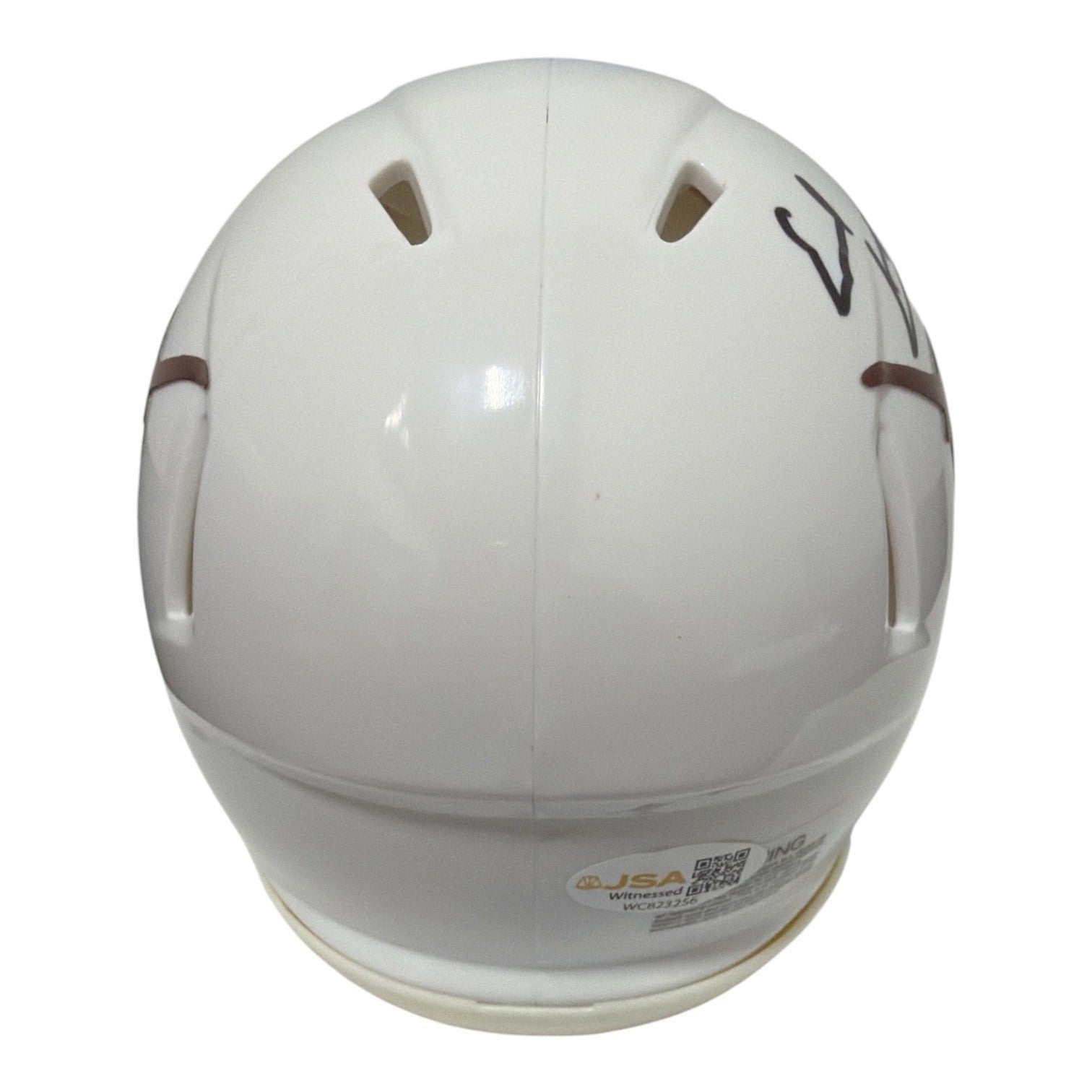 Earl Campbell Signed Texas Longhorns Speed Mini Helmet w/ HT 77 JSA Witness COA2