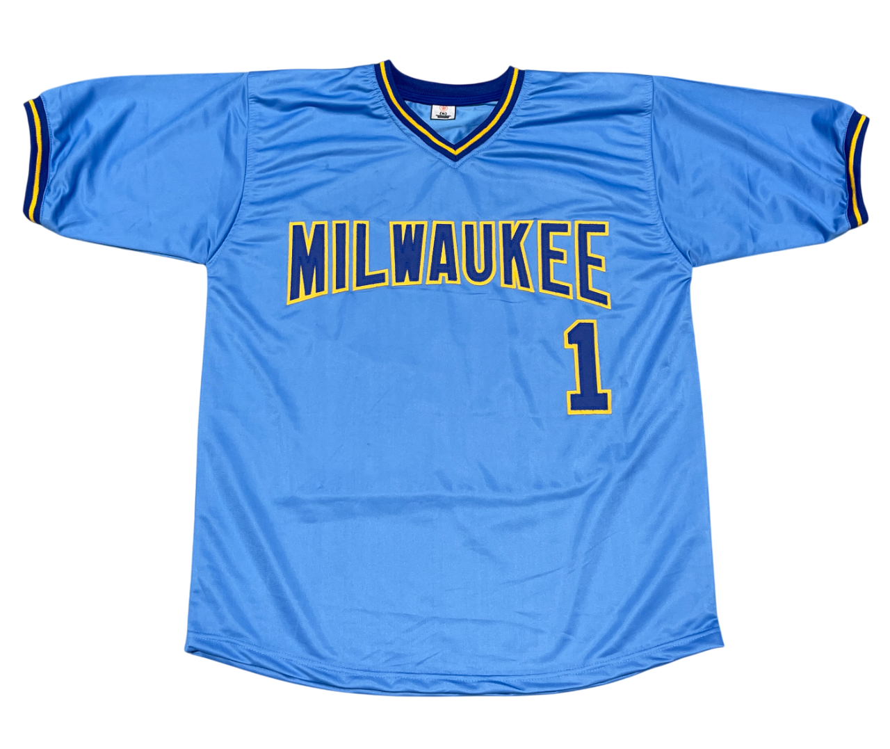 Gary Sheffield Signed Milwaukee Brewers Custom Jersey Beckett Witness BAS COA2