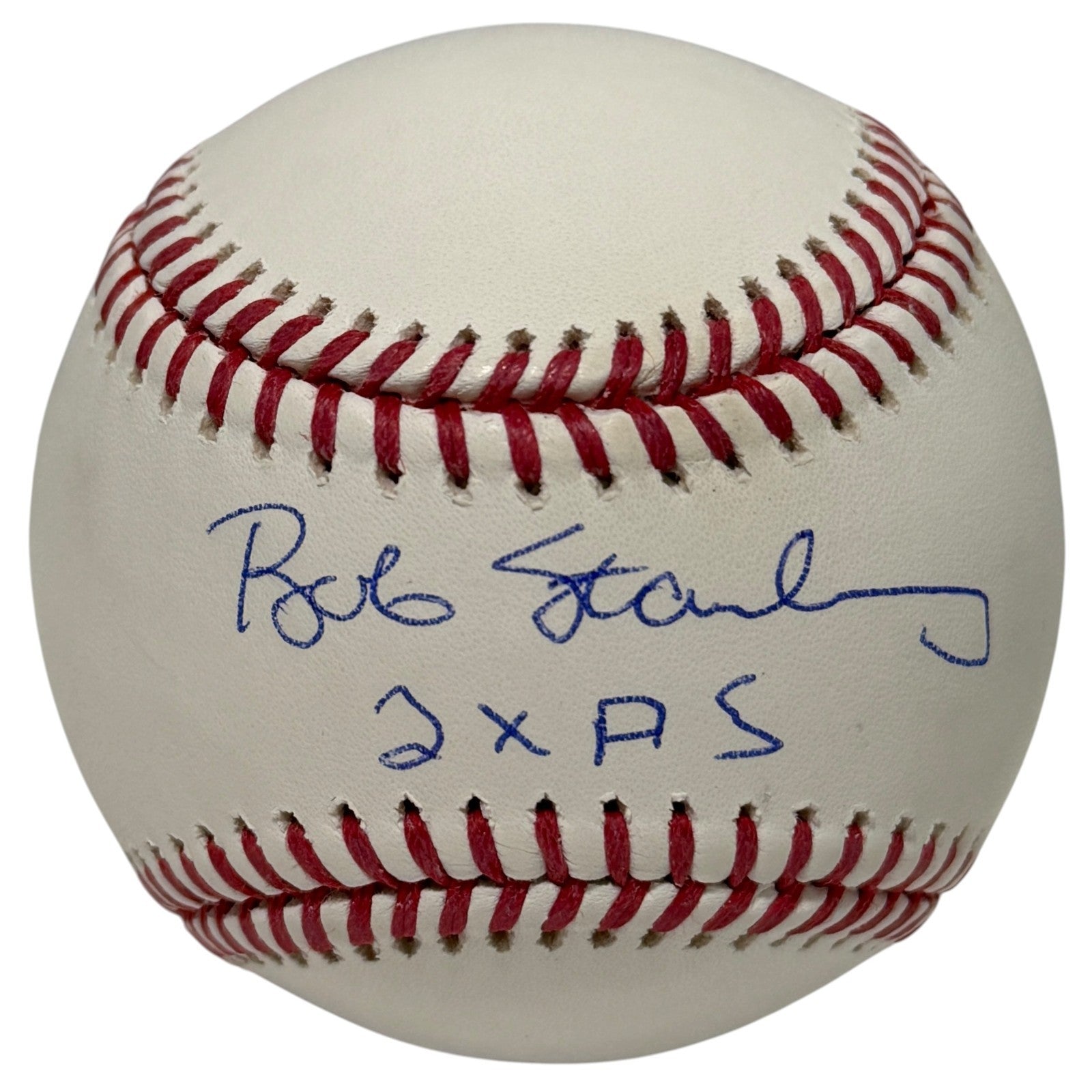 Bob Stanley Signed Autographed ROMLB Baseball w/ 2x AS JSA Witness COA0