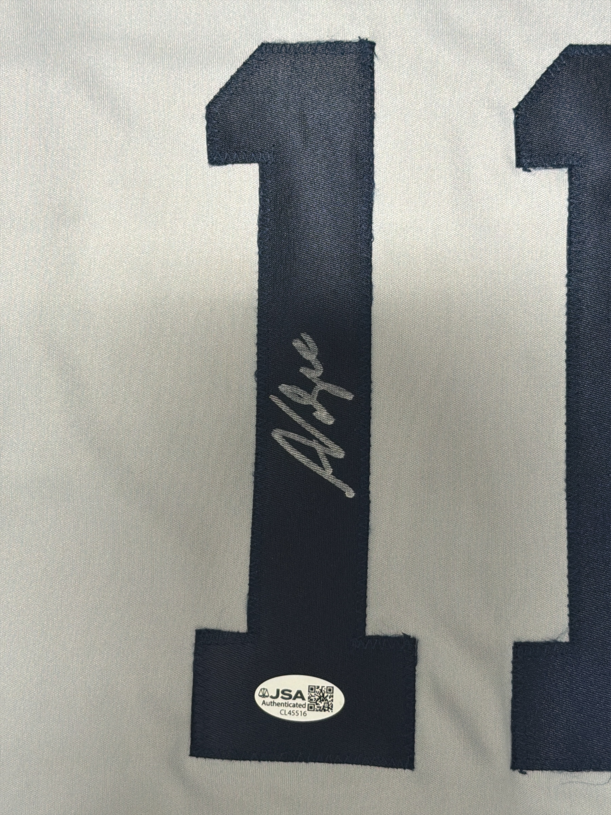 Anthony Volpe Signed Autographed New York Yankees Custom Jersey JSA COA1