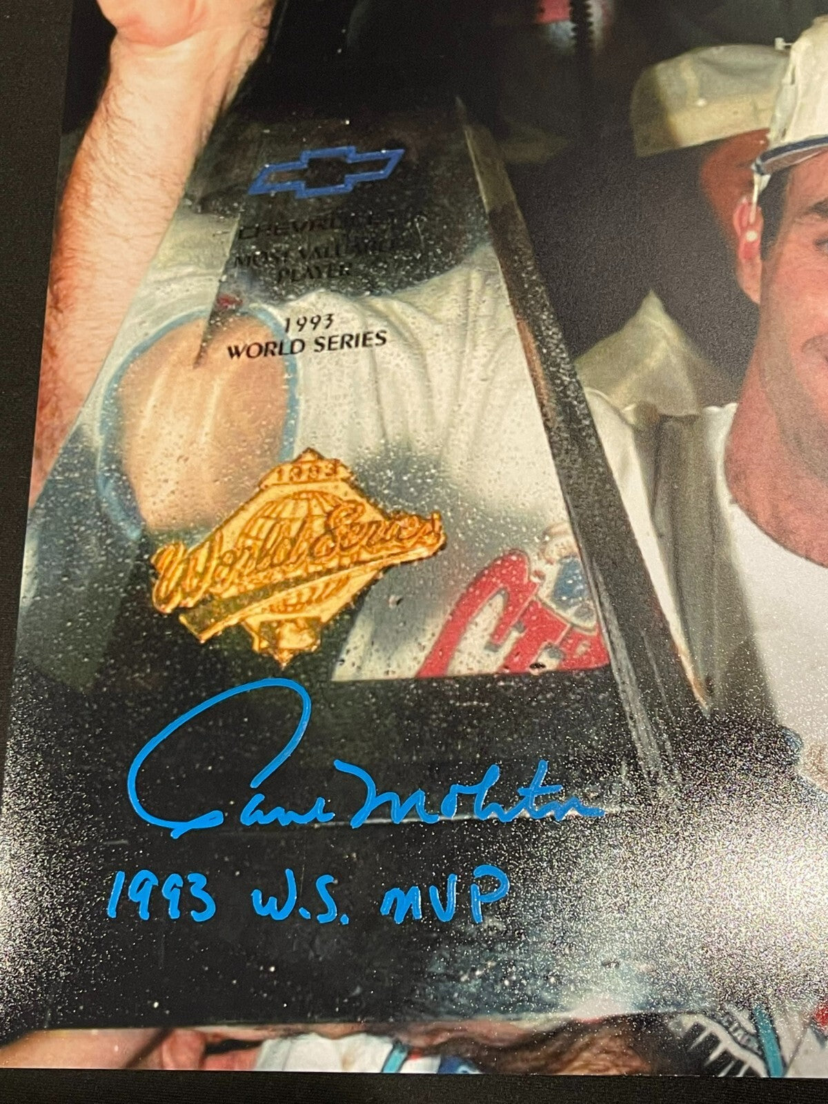 Paul Molitor Signed Toronto Blue Jays 11x14 Photo 1993 WS MVP JSA WIT COA1