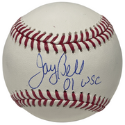 Jay Bell Signed Autographed ROMLB Baseball w/ 01 WSC Beckett Witness BAS COA0