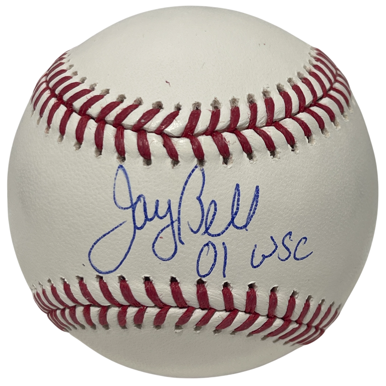 Jay Bell Signed Autographed ROMLB Baseball w/ 01 WSC Beckett Witness BAS COA0