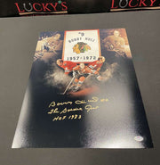 Bobby Hull Signed 16x20 Photo The Golden Jet + HOF 1983 Blackhawks PSA COA0