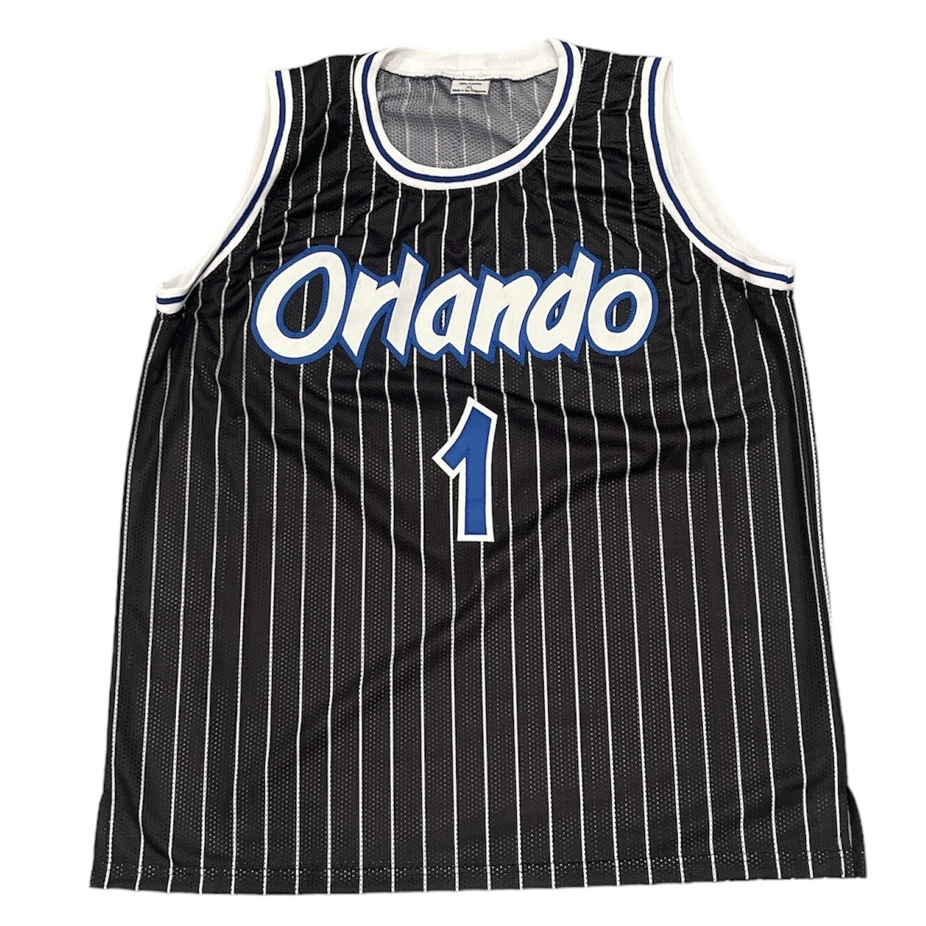 Anfernee Penny Hardaway Signed  Orlando Magic Custom Jersey Beckett Wit BAS COA2