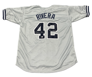 Mariano Rivera Signed Yankees Custom Jersey w/ Last to Wear 42 Beckett W BAS COA0