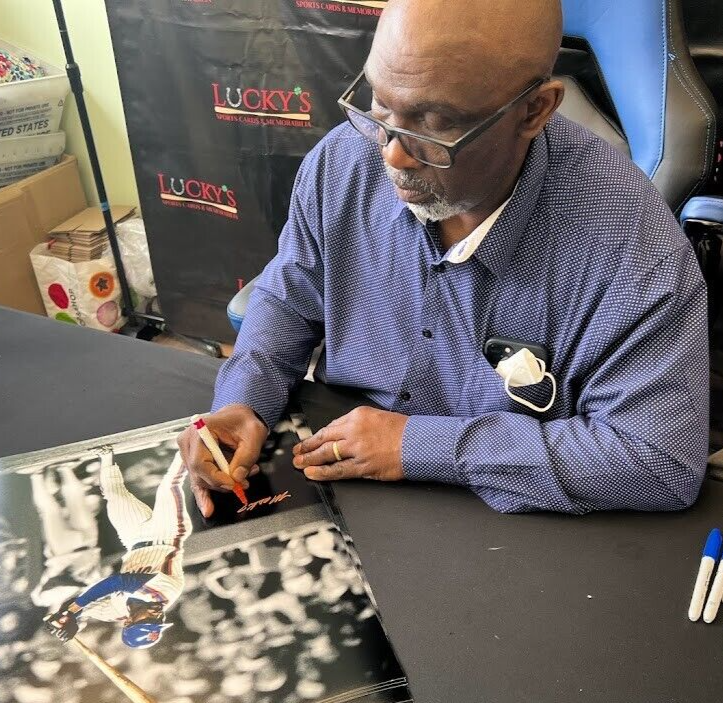 Mookie Wilson Signed Auto 16x20 Photo Spotlight PSA COA 86 WS Champs NY Mets3
