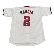 Luis Garcia Signed Washington Nationals Custom Jersey Beckett BAS COA0