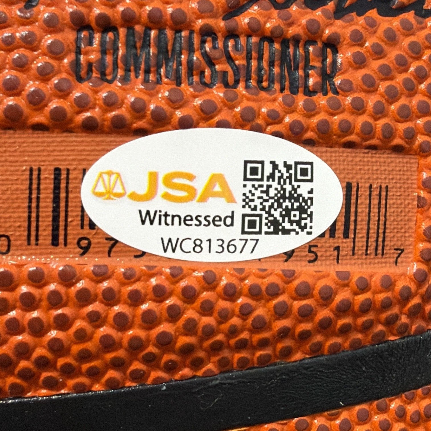 Xavier McDaniel Signed Wilson NBA Basketball w/ X-Man Insc. JSA Witness COA2