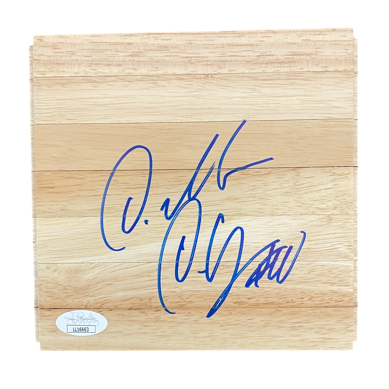 DeMar DeRozan Signed Autographed Floorboard Full Name Sig. JSA COA Raptors Kings0