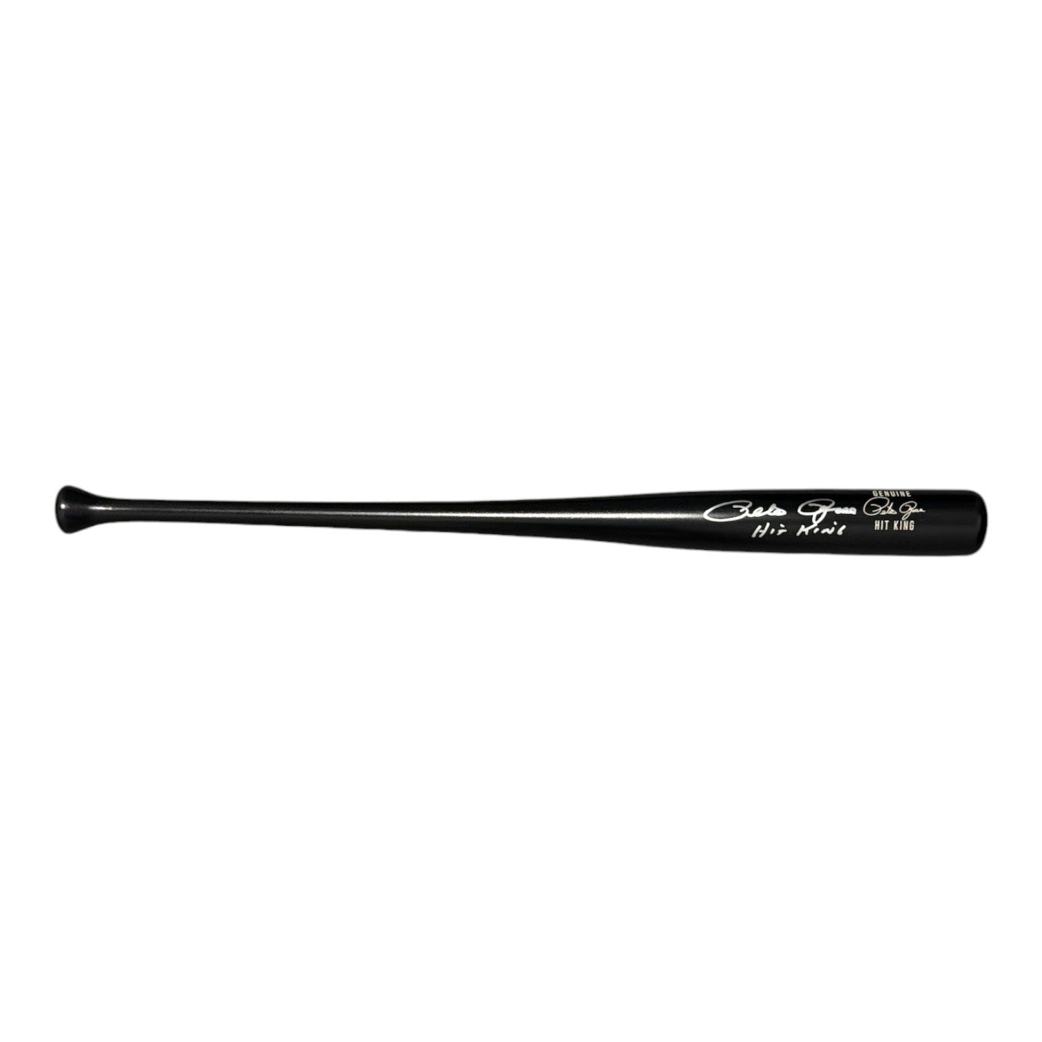 Pete Rose Signed Autographed Genuine Hit King Black w/ Hit King FITERMAN COA3