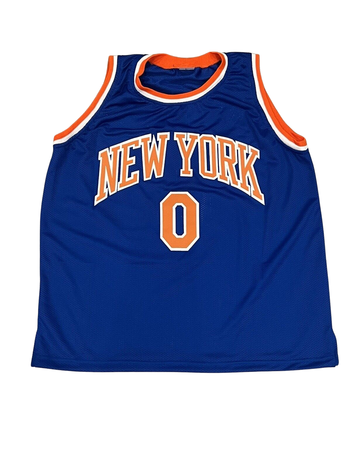 Donte DiVincenzo Signed NY Knicks Custom Jersey w/ Big Ragu Beckett W BAS COA2