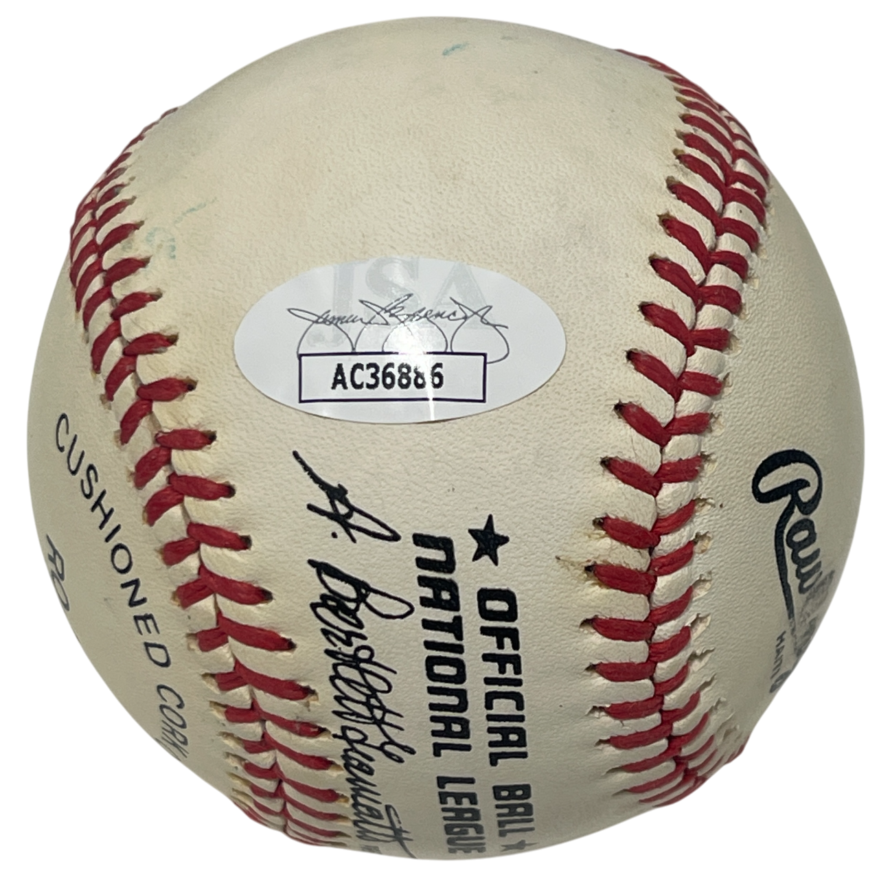 Fernando Valenzuela Signed Rawlings National League Baseball Dodgers JSA COA C5