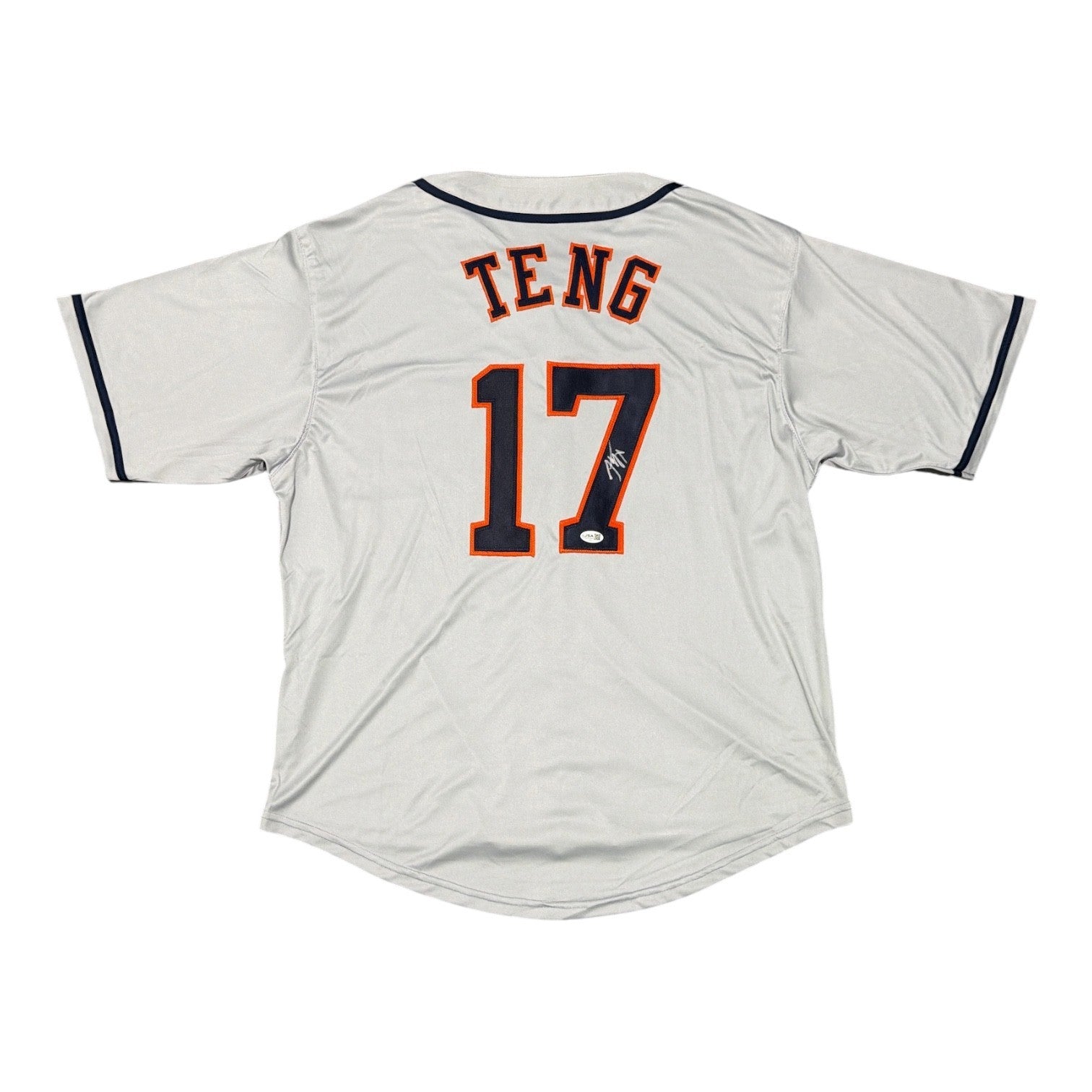 Kai-Wei Teng Signed Autographed Houston Astros Custom Jersey JSA COA0
