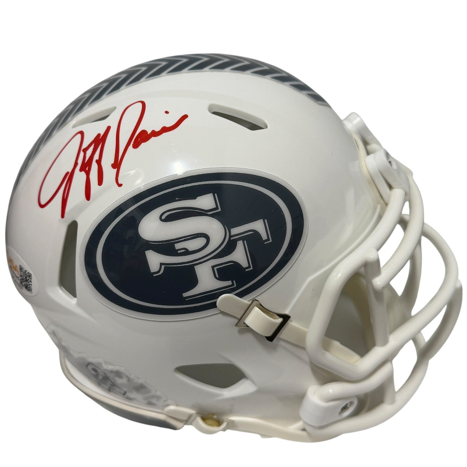 Jeff Garcia Signed San Francisco 49ers Salute 24 Mini Helmet JSA Witness COA0