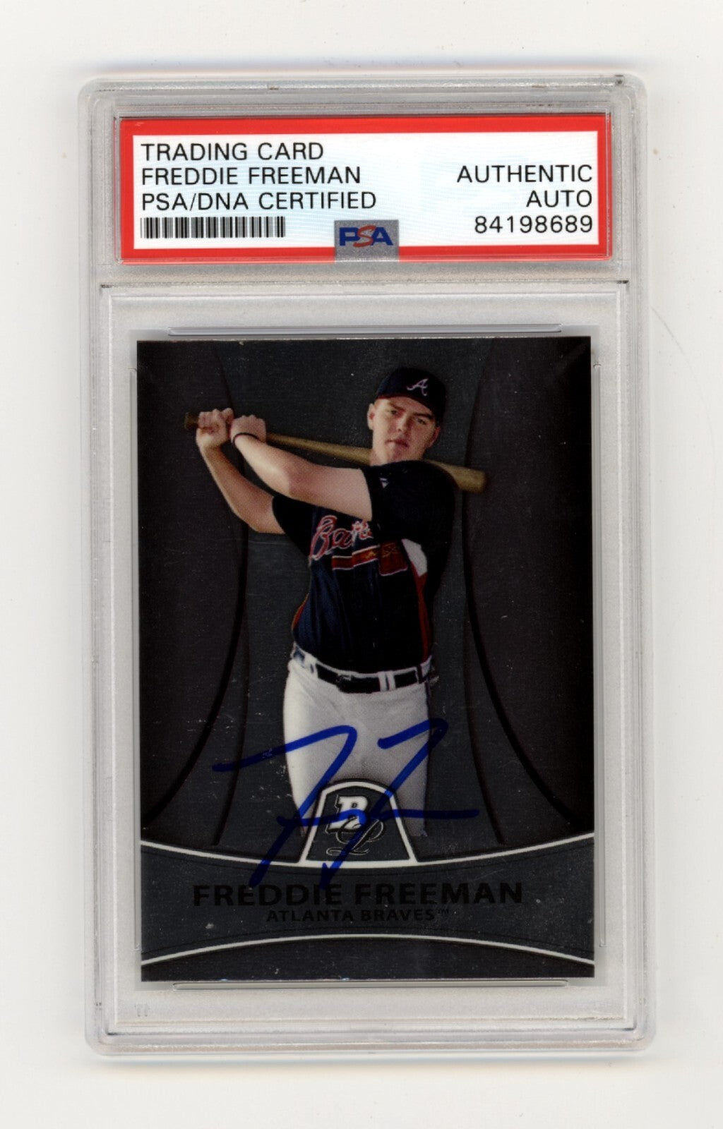 Freddie Freeman 2010 Bowman Platinum PP13 Rookie RC Signed PSA Authentic Auto1