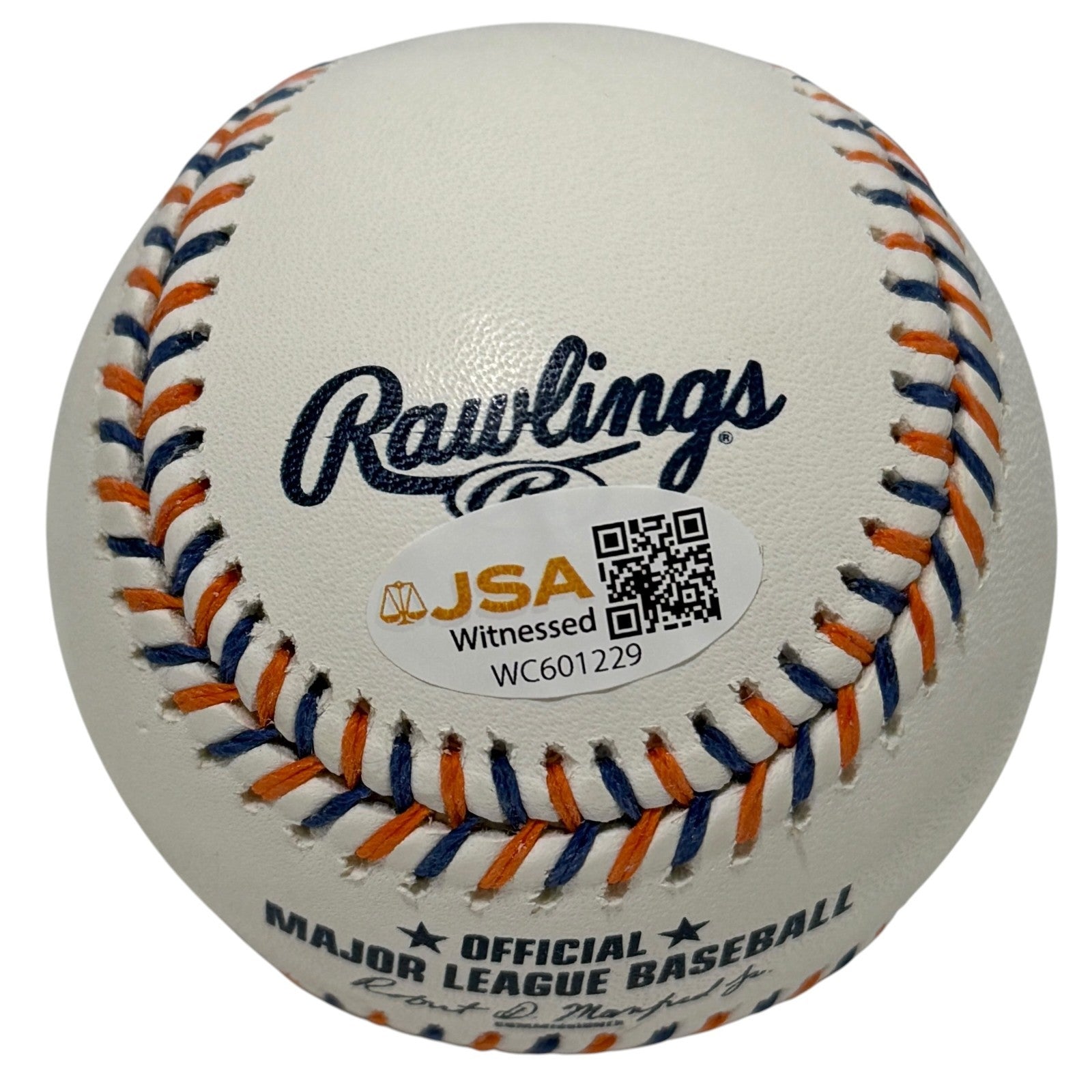 Lee Mazzilli Signed ROMLB NY Mets Logo Baseball w/ 86 WSC Insc JSA Witness COA1