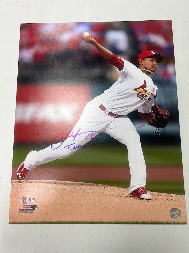 Carlos Martinez Signed Auto Autographed 16x20 Photo LSCM COA HOLO Tsunami #18 PF0