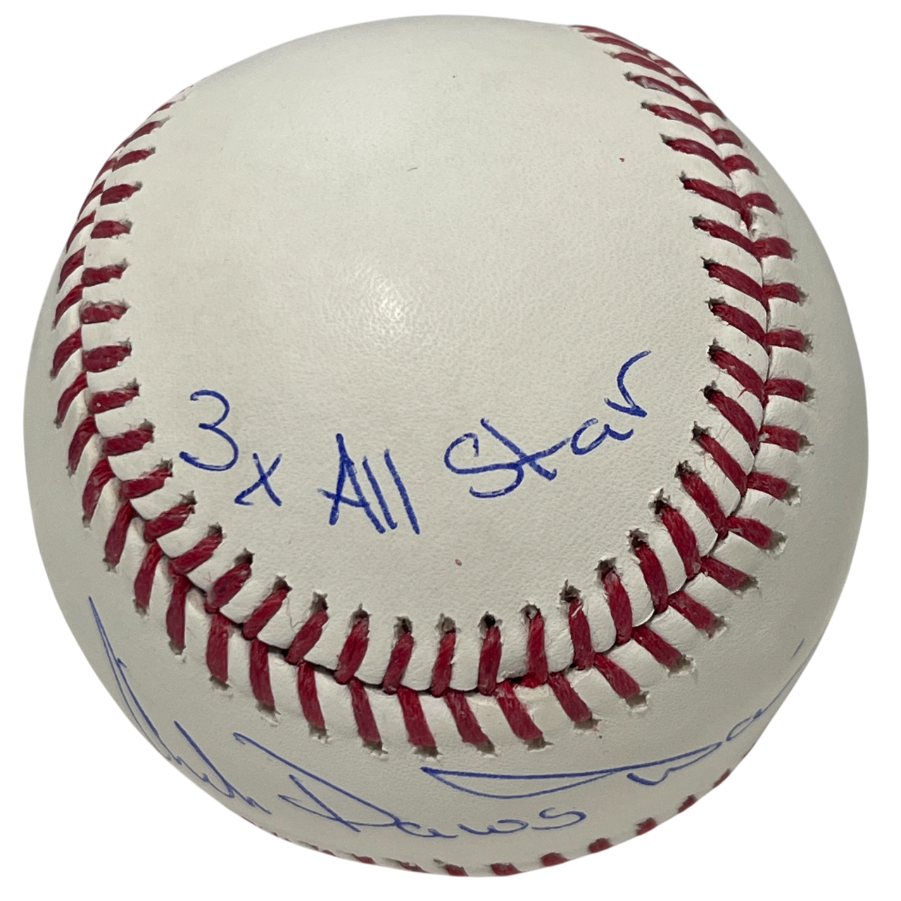 Chili Davis Signed ROMLB Baseball w/ Dawg + 2 Insc Beckett Witness BAS COA1