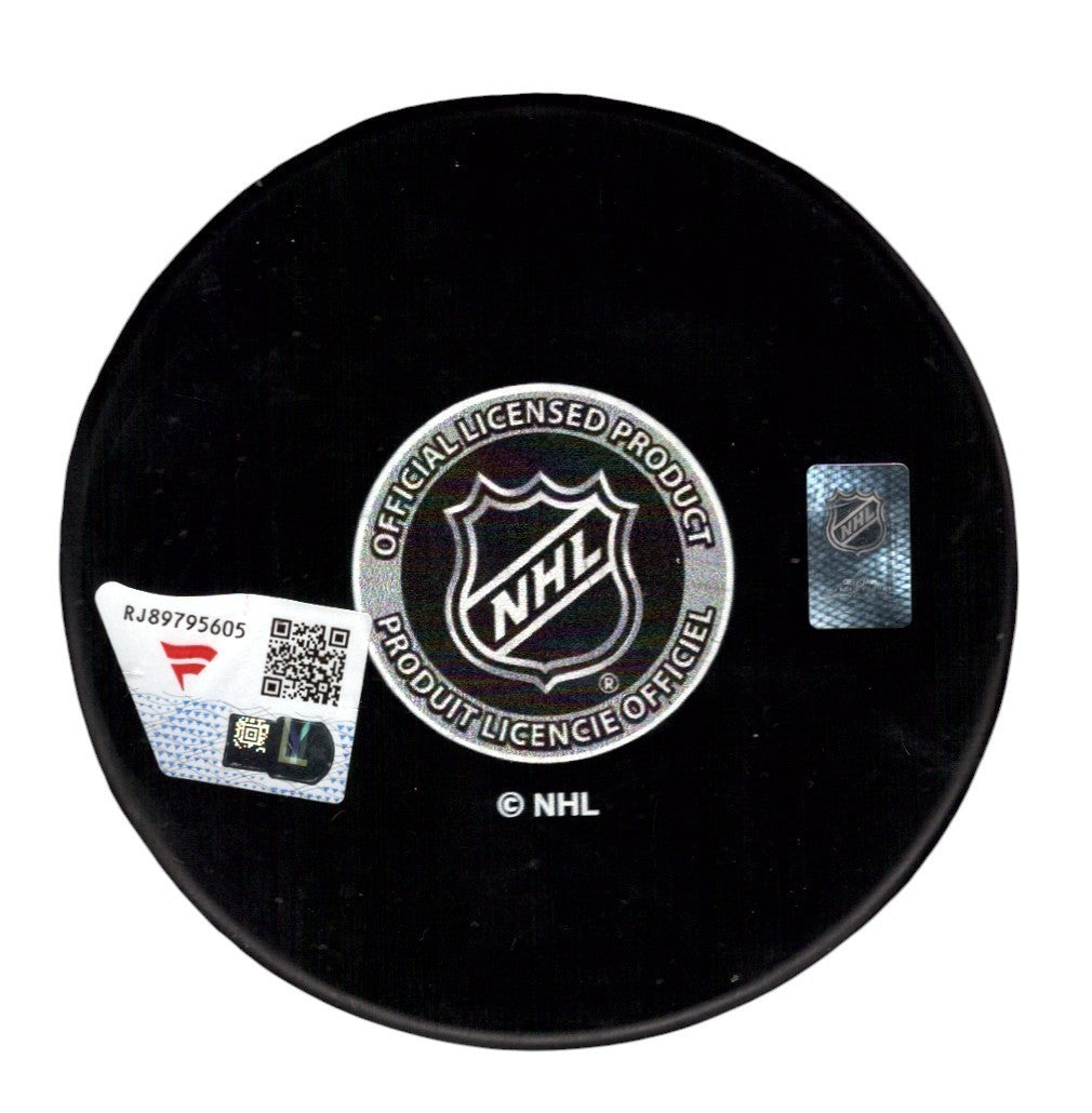 Brady Tkachuk Signed Autographed Ottawa Senators Logo Puck Fanatics COA1