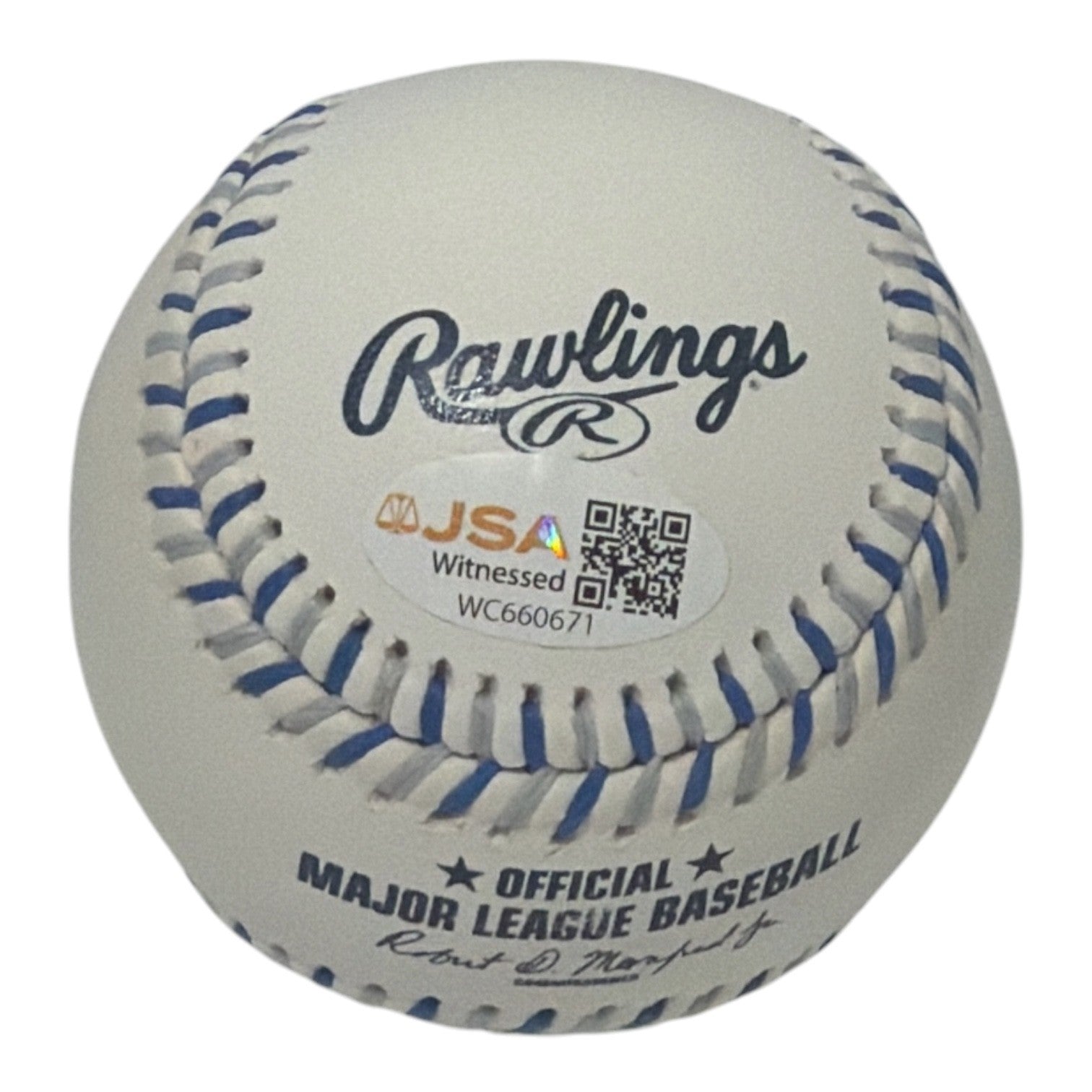 Bo Jackson Signed Autographed Kansas City Royals Logo Baseball JSA Witness COA1