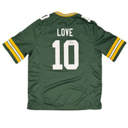 Jordan Love Signed Green Bay Packers Nike Jersey Beckett Witness BAS COA0