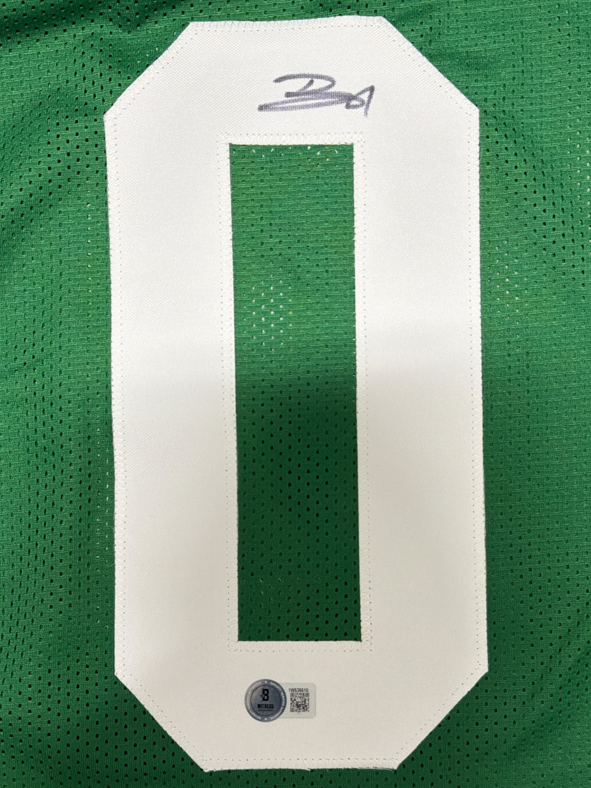 Braelon Allen Signed New York Jets Custom Jersey Beckett Witness BAS COA1