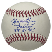 John Montefusco Signed ROMLB Baseball w/ 2 Insc ROY Beckett Witness BAS COA0
