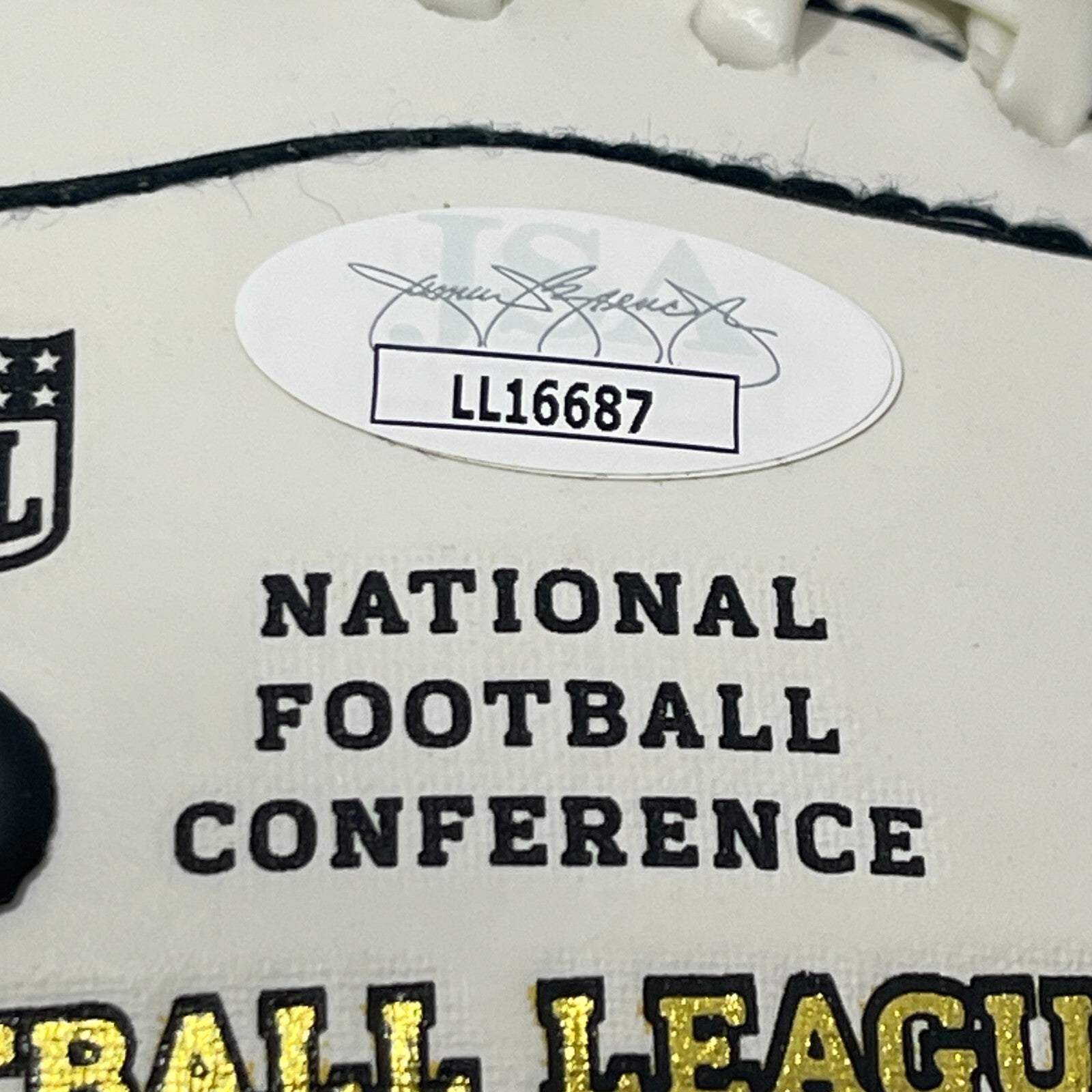 Mike Evans Signed Wilson Mini White Panel NFL Football Buccaneers JSA COA4