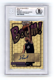 Domantas Sabonis 2024 Hits Memorabilia BOOM Super #1/1 Signed BGS BAS Auto Kings0