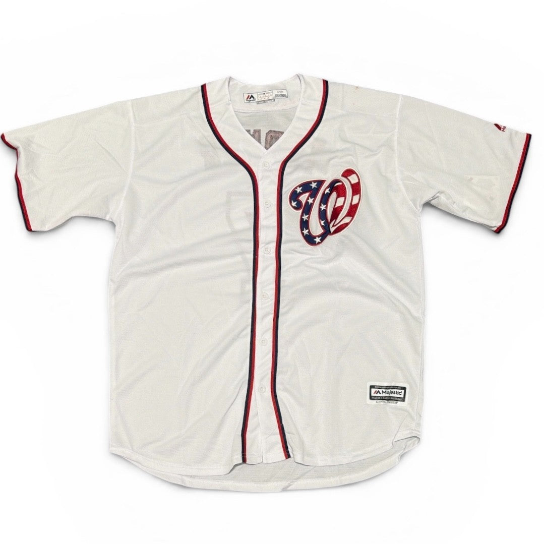 Trea Turner Signed Washington Nationals Custom Replica Jersey BAS COA2