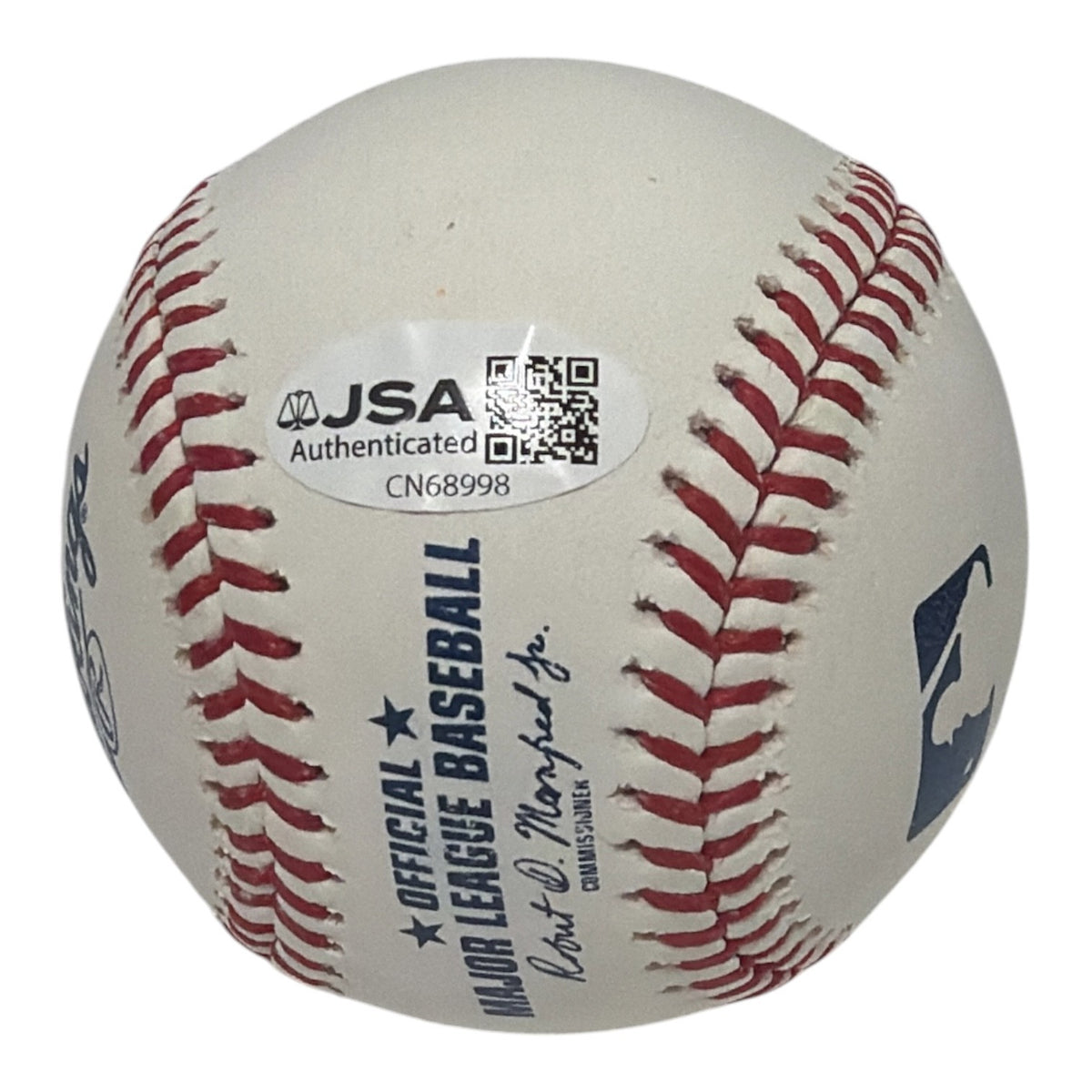 Darryl Strawberry Signed Autographed ROMLB Baseball w/ 86 WS Champs JSA COA Mets2