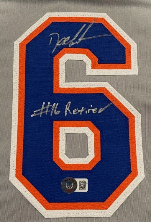 Doc Gooden Signed New York Mets Custom Jersey w/ #16 Retired Beckett W BAS COA1