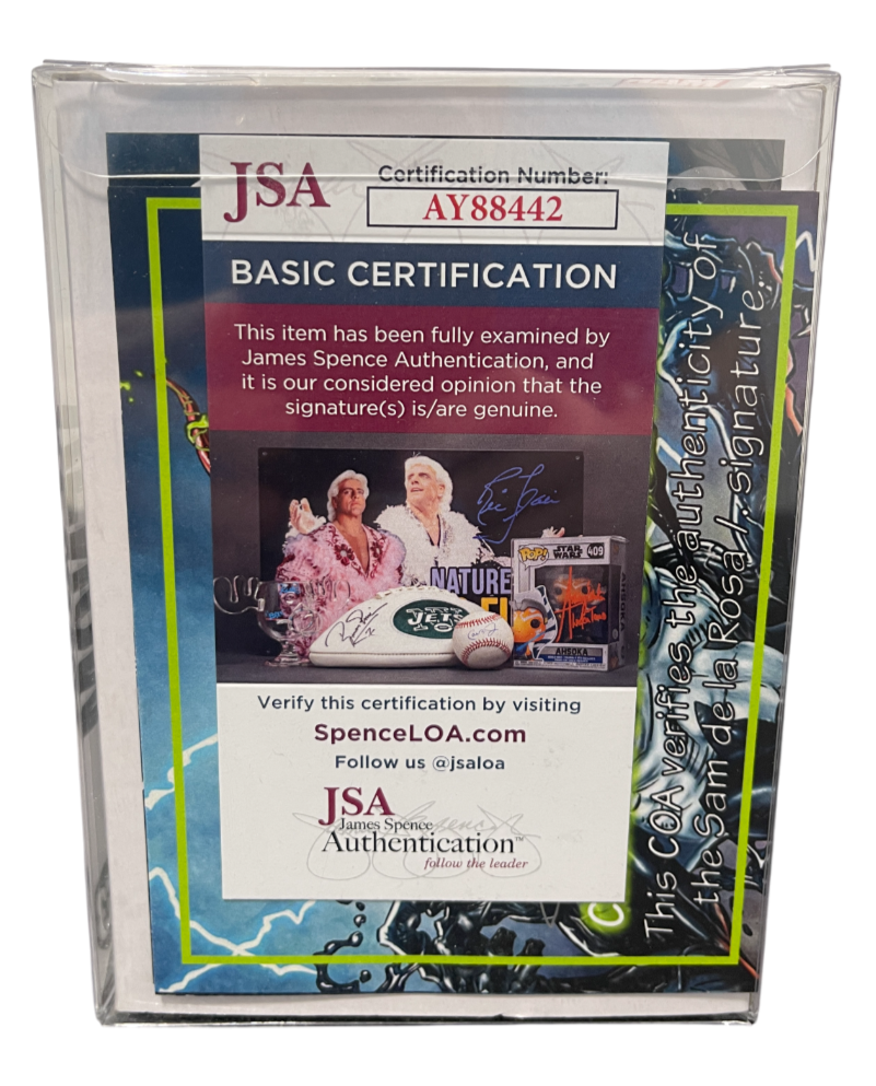 Tom Hardy Signed Venom Funko Pop #363 w/ Sam De La Rosa Sketch BAS & JSA COA B6