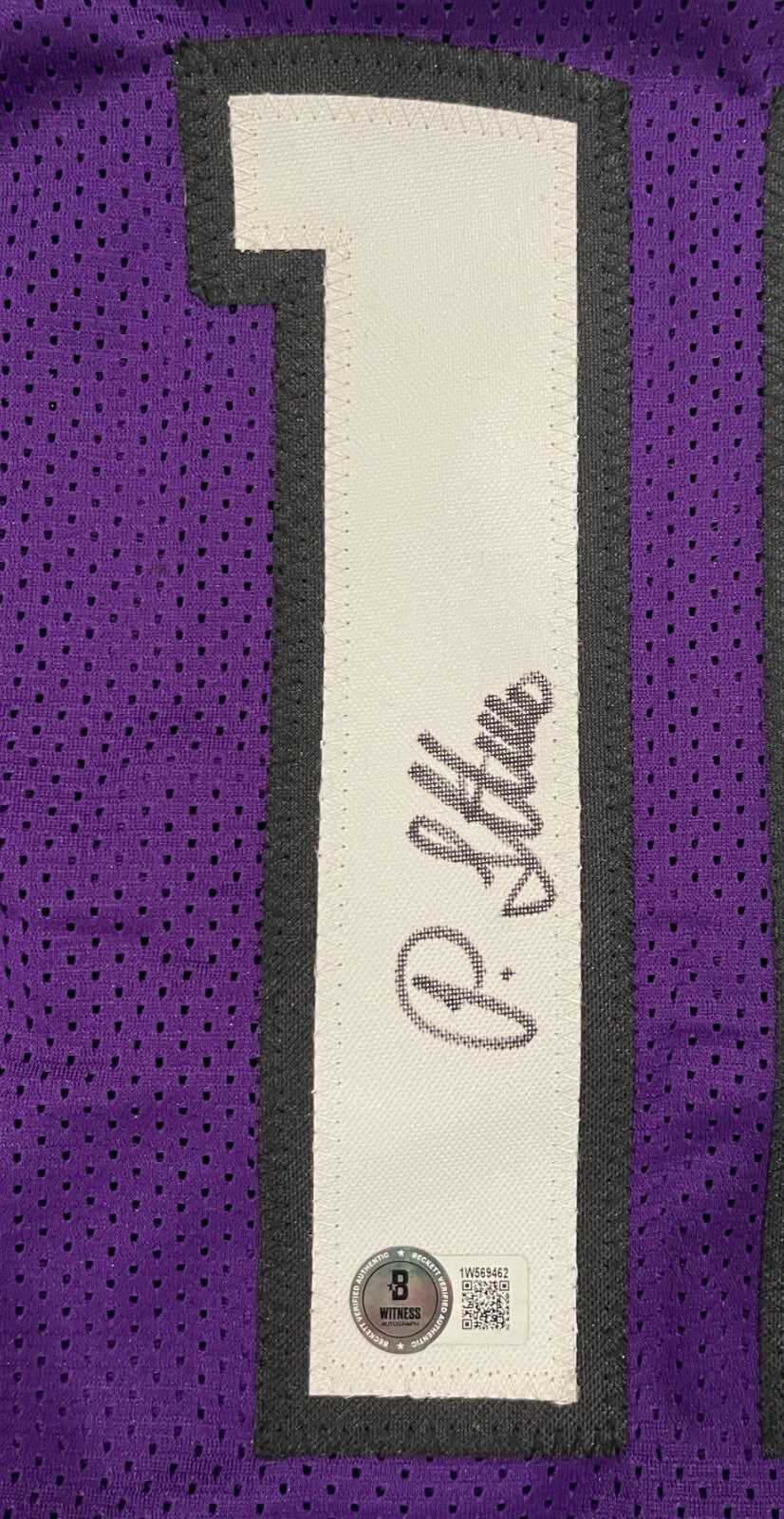 Peja Stojakovic Signed Sacramento Kings Custom Jersey Beckett Witness BAS COA1