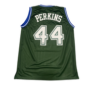 Sam Perkins Signed Dallas Mavericks Custom Jersey Beckett Witness BAS COA0