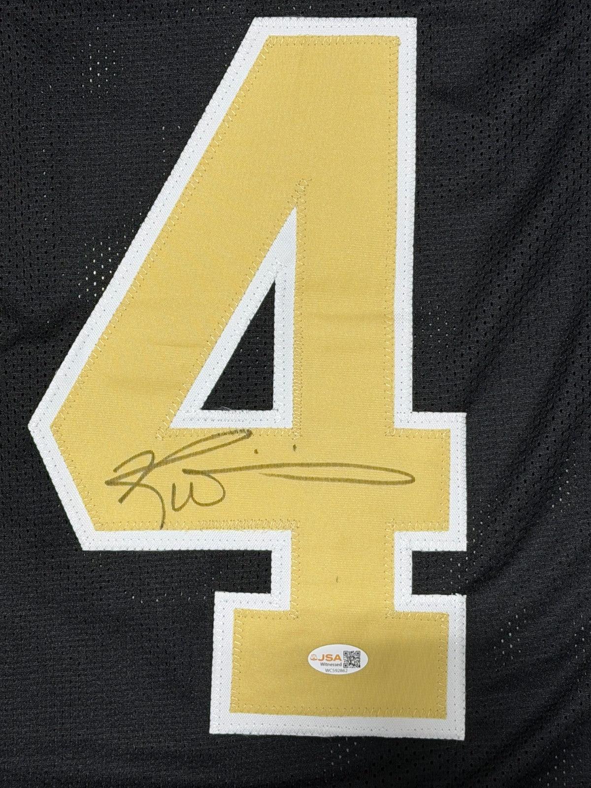 Ricky Williams Signed New Orleans Saints Custom Jersey JSA Witness COA1