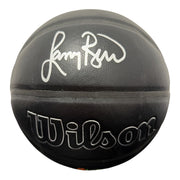 Larry Bird Signed Boston Celtics Premier Black Basketball JSA W COA Bird Holo A0