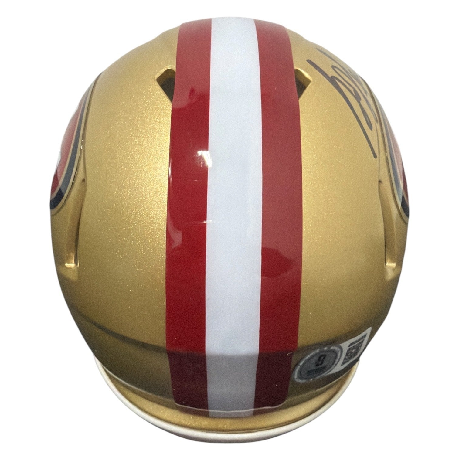 Garrison Hearst Signed San Francisco 49ers Mini Helmet Beckett Witness BAS COA2