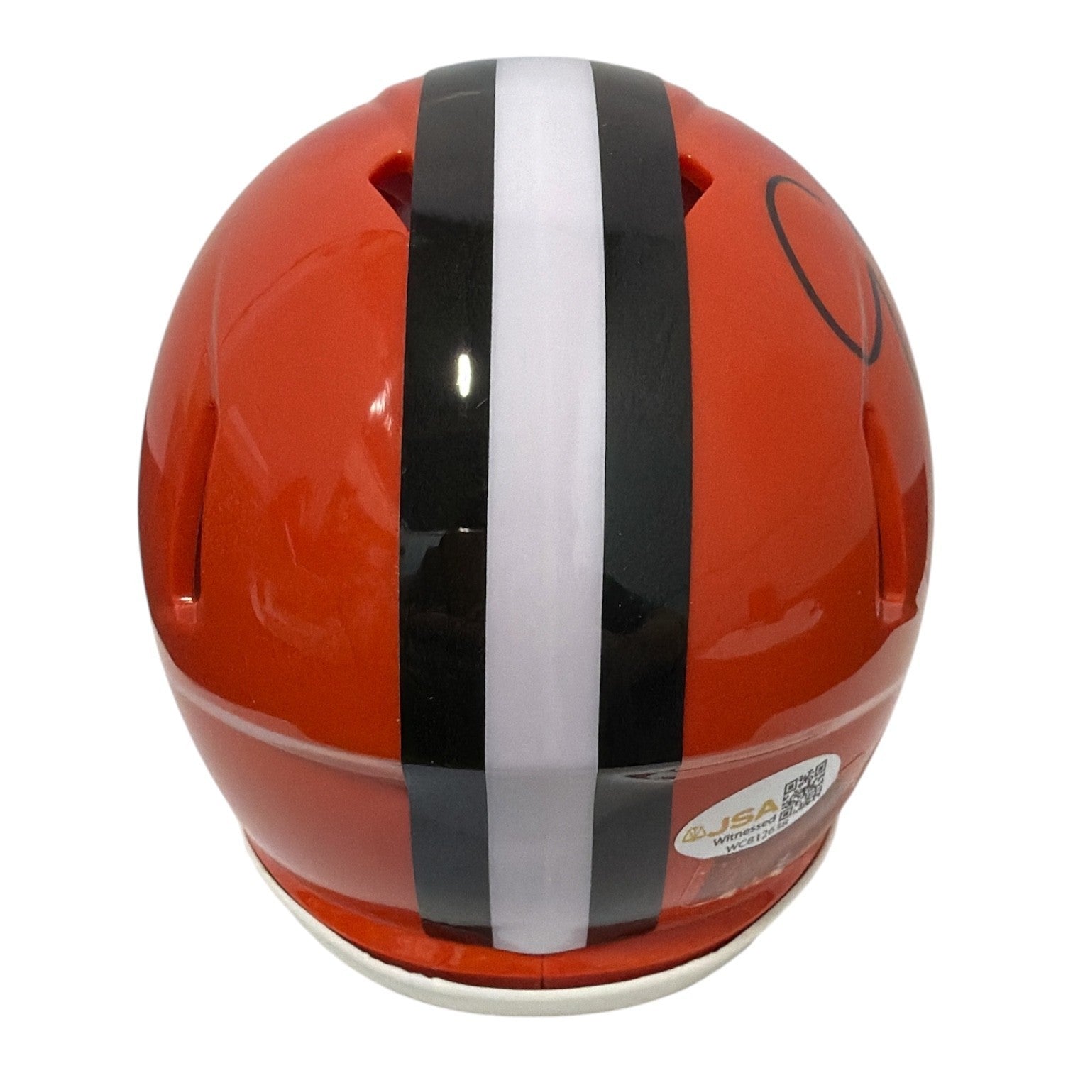Eric Metcalf Signed Cleveland Browns TB Mini Helmet w/ 3x Pro Bowl Ins JSA W COA2