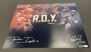 Jonathan India & Randy Arozarena Dual Signed Auto 16x20 Photo PSA COA 2021 ROY0