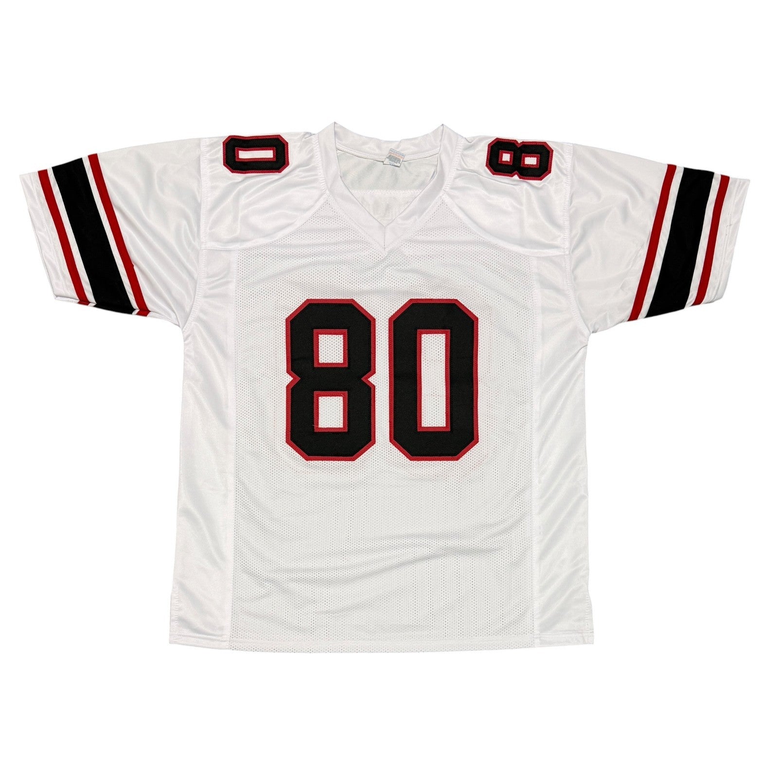 Andre Rison Signed Atlanta Falcons Custom Jersey w/ Bad Moon JSA Witness COA2
