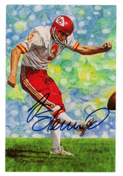 Jan Stenerud Signed Pro Football HOF GLAC Goal Line Art Card 1220/5000 JSA COA0
